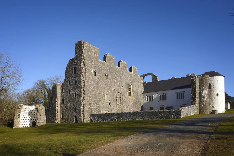 Oxwich Castle, Oxwich, Gower Peninsula, South Wales